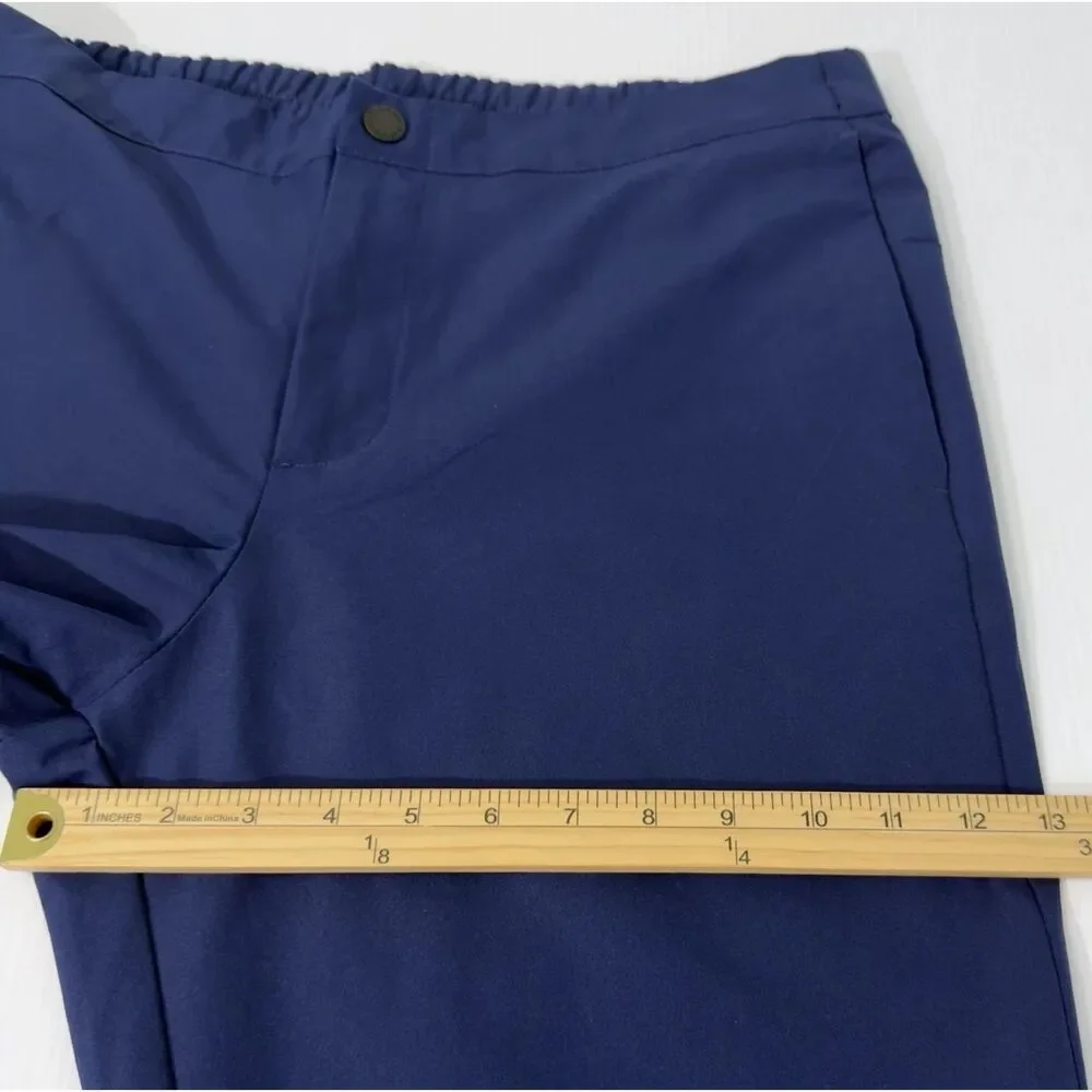 Banana Republic Men 36X31 Navy Straight Leg Chino Pants Lightweight
